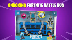 Battle royale that transports players to the island at the beginning of every game. Unboxing Fortnite Deluxe Battle Bus Fortnite Toys Mr T Plays Youtube