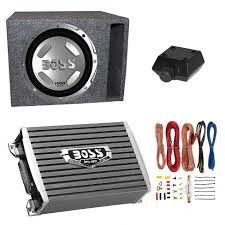 Questions on subwoofer wiring diagrams or installation? Boss Audio 12 1400w Car Audio Subwoofer 1500w Mono Class A B Amplifier With 8 Gauge Wiring Kit Qpower Single 12 Vented Subwoofer Enclosure Box Target