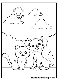 Have fun and use your imagination! Dog And Cat Coloring Pages Updated 2021