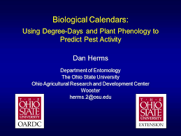 Biological Calendars Using Degree Days And Plant Phenology