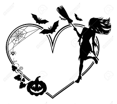 Heart Shaped Frame With Girl Silhouette Halloween Background Royalty Free Cliparts Vectors And Stock Illustration Image 65266341 An arrow tattoo meaning dates back to native americans and signified an arrow in the literal sense: heart shaped frame with girl silhouette halloween background