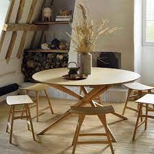 View this product in other colours by selecting one of the following: Ethnicraft Oak Mikado Dining Table Round In 2021 Round Dining Table Circular Dining Table Dining Table
