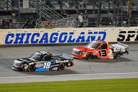 Vehiculul camping world truck series al triplului campion al seriei matt crafton. Busch Wins Chicagoland Truck Race Inaugural Chase Field Set Racingnation Com