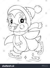The ultimate christmas coloring pages for kids: Illustration Of The Penguin Sportsman Christmas Coloring Sheets Christmas Coloring Pages Coloring Books