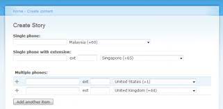 Dialing format for calls to a cell phone. Phone Number Drupal Org
