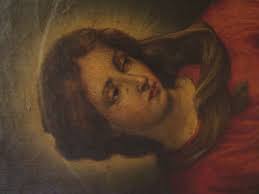 Proantic: Ancien Tableau Huile Sur Toile Epoque XVIIeme Sainte Famille