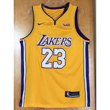 Look no further than the los angeles lakers shop at fanatics international for all your favorite. Nike Shirts 0 Stitched Lebron James Lakers Gold Jersey Poshmark