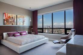 Upholstered bed frame, modern super cushioned in an exclusive crescent shape. Modern Master Bedroom Features Floating Bed Elegant Armchair Hgtv
