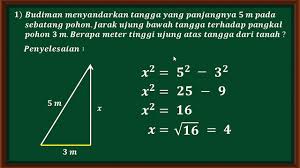 Modul dan latihan soal teorema pythagoras kelas viii. Soal Cerita Teorema Pythagoras Cara Golden
