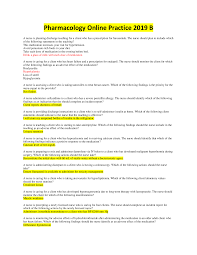 Pharmacology 2019 B Question And Answers Pharmacology This Or That Questions Nursing Students