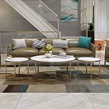 Coffee and end table sets is a versatile and essential aspect of every living room as they tie the room together. Home D Eacute Cor Furniture Coffee End Table Sofa Snack Side Table With Marble Table Top Laptop Notebook Living Room Table Sets Coffee Table Sofa Side Table