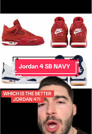 Jordan 4 Comparison: Brick By Brick vs Navy SB
