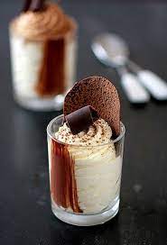 Bailey S Cream And Chocolate Tuiles Desserts Mini Desserts Chocolate Dessert Recipes