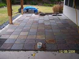 Or Maybe Something As Simple As Square Tile Patio Flooring Patio Garden Design Diy Patio