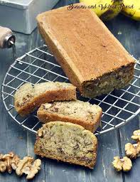 Banana, walnut and cinnamon are an excellent combo. Banana And Walnut Bread Eggless Banana And Walnut Bread Recipe