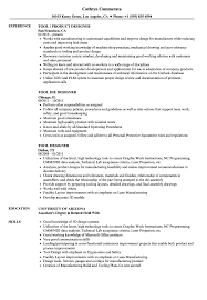 Tool Designer Resume Samples Velvet Jobs