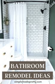 Small master bathroom idea for apartments. Small Master Bathroom Renovation Simple Made Pretty 2021