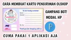 Savesave nota pengiriman olshop kosong for later. Cara Membuat Kartu Pengiriman Olshop Modal Hp Pakai Pixellab Dewi Yama Youtube