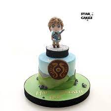 Tarta Zelda Breath 280617 37 Star Cakes Madrid Zelda Cake Cake Star Cakes