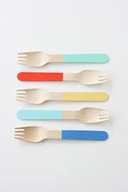 Bloc Fourche En Bois De Couleur 25 Par Alamodo Sur Etsy 26 00 Wooden Fork Custom Paint Wooden