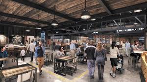 A nice hall / garage to store your trucks or house a big contractor. Bottleworks District Adds Bar Coffee Shop To Growing Garage Lineup Indianapolis Business Journal