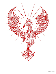 Check spelling or type a new query. Tribal Phoenix Bird Tattoo Rising In Red Kids T Shirt By Flubber5 Redbubble