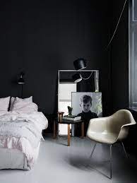 Wand Schwarz Streichen Einrichtungsideen Und Tipps Fur Die Stylische Wandfarbe Neueste Dekoration Schlafzimmer Design Wohn Design Zuhause