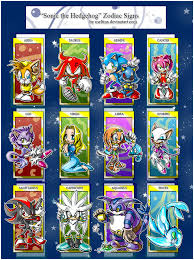 Sonic Zodiac Chart Sonic The Hedgehog Photo 20679935