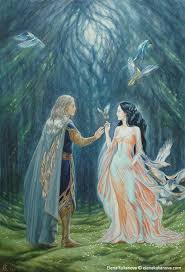 THE SILMARILLION - CHAPTER 4 - **Of Thingol and Melian Melian was a Maia,  one of the Ainur, and her singing was renowned in Valinor. She went to  Middle-earth to fill