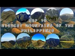 The philippines is an archipelago abundant with different landforms. Top 10 Highest Mountains In The Philippines Jesgudes Ph Editor Youtube