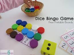 25+ listen von graduation bingo cards for kids free: Subitising Printable Dice Game Learning 4 Kids