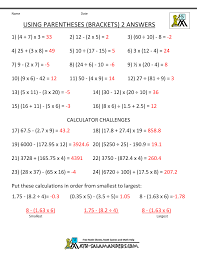 Image Result For Bodmas Worksheets Grade 5 In 2021 Bodmas Algebra Worksheets Printable Math Worksheets