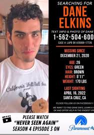 Please join Searching for Dane Elkins please share for the five-year list I  have hoped because of all of you