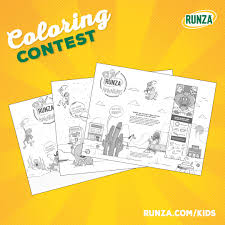 Make a fun coloring book out of family photos wi. Our Downloadable Coloring Pages Are Runza Restaurants Facebook