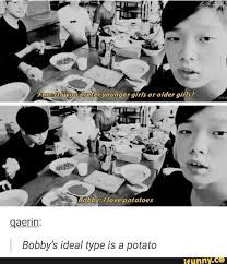 Bobby S Ideal Type Ikon Kpop Kpop Memes Ikon