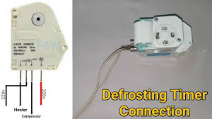 Refrigerator wiring type2 wiring diagram val. Refrigerator Defrosting Timer Full Connections And Test Timer In Urdu Hindi Youtube