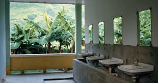 Lai Chau Government Guest House Vietnam 1995 Mitch Epstein Home Lighted Bathroom Mirror Laundry In Bathroom