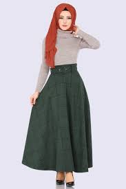 modaselvim etek ekoseli mevlana etek ukb4030 zumrut abaya tarzi kiyafet etek
