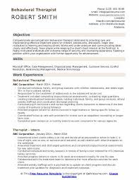Therapist Resume Samples Qwikresume