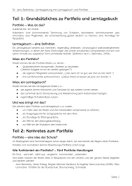 Angebote in der vorlesungsfreien zeit. Https Silo Tips Download Teil 1 Grundstzliches Zu Portfolio Und Lerntagebuch