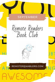 Remote Readers Book Club September Remote Ramblers Book Club Questions Online Book Club Book Discussion