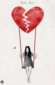 Gambar gambar patah hati lengkap. Illustrations By Adrian Kotwicki Cuded Broken Heart Art Broken Heart Wallpaper Broken Heart Images