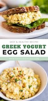 Greek Yogurt Egg Salad In 2020 Egg Salad Recipe Healthy Yogurt Egg Salad Greek Yogurt Eggs