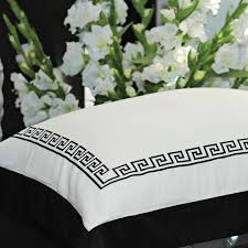 Showing results for greek key duvet cover. 4 Greek Key Duvet Cover Versai Luxury Linens
