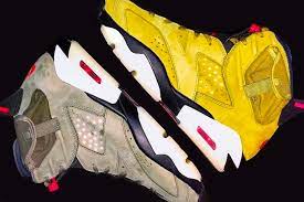 According to ovrnundr, the yellow travis scott x air jordan 6 is rumored to release in march limited to around 50,000 pairs, which is 15,000 stay tuned for more updates. Stock Numbers Just Leaked For The Travis Scott X Air Jordan 6 Yellow The Sole Supplier