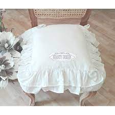 Cuscini rotondi decorativi o cuscini. Federa Cuscino Sedia Lucy 4 Shabby Chic Biancheria Cucina Tovaglie Runner Cuscini
