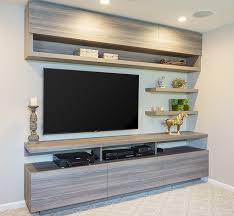 It was not until this week that i added more touches/pieces to this functional corner wall in order for the led wire lights to remain hidden i had to string them alongside the process of mounting each of the cubed shelf units. Custom Built Media Center Cabinets Wall Units The Closet Works
