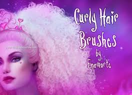 It also includes few custom brushes for blocking and blending of colors in your portraits. Curly Hair Free Download Photoshop Brushes 123freebrushes
