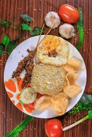 Aug 08, 2021 · nasi goreng kampung nasi bakar nasi liwet malaysian cuisine malaysian food easy rice recipes asian recipes yummy recipes rice dishes. Nasi Goreng Kampung Kampung Style Fried Rice Made Together With Our Fried Rice Special Recepie And Is Topped With A Fried Egg Together With 2 Satays On The Side Picture Of
