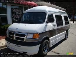 Bright White Sandstone 2002 Dodge Ram Van 1500 Passenger Conversion In 2020 Dodge Ram Van Dodge Ram Ram Van